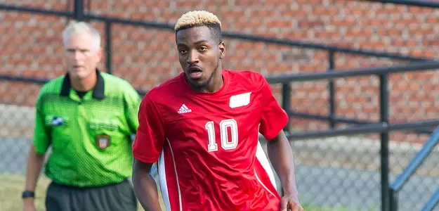Strong Offense Powers Men's Soccer Past Holy Cross 3-1. Image