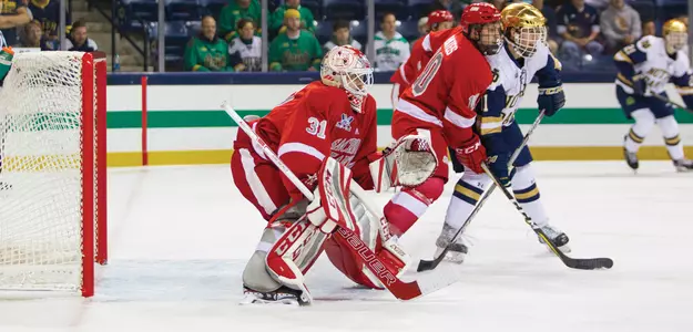 Pioneers Edged By Notre Dame, 3-1 In Series Finale Image