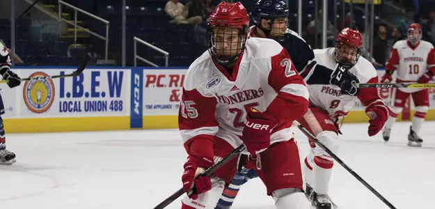 Pioneers Shutout By No. 20/13 Northeastern in Series Finale Image
