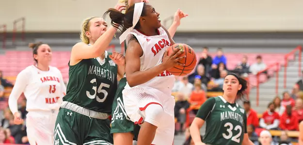 Pioneers Collect Their First Win of the Season Rallying Past Manhattan, 65-61 Image