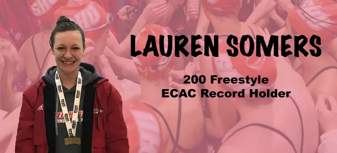 Somers Sets School & ECAC Record In Winning 200 Freestyle Image