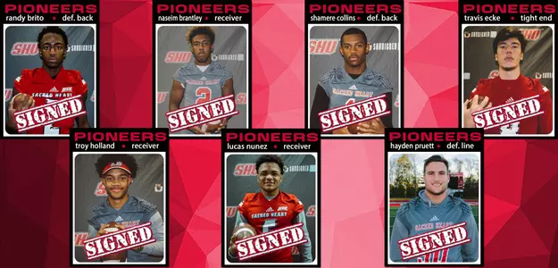 SHU Football Welcomes Seven During Early Signing Period Image