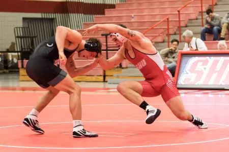 Elliott Antler Takes Out #28 Ranked Corey Hazel, But SHU Falls 45-3 Image