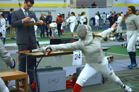 Men's & Women's Fencing Drop Match At Yale Image
