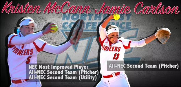 Pitching Duo Earn NEC Honors Image