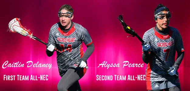 Delaney and Pearce Earn All-NEC Honors Image