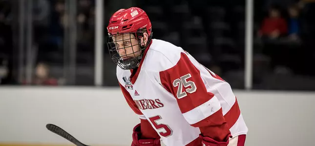 Men's Hockey Rallies To Tie #5 Providence 2-2 Image