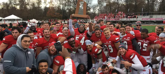 Sacred Heart Earns Share of Northeast Conference Championship with 13-7 Win over Saint Francis U. Image
