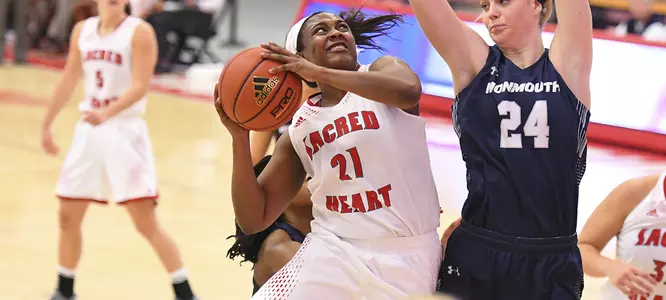 Pioneers Fall Short, 55-50 Against Monmouth Image