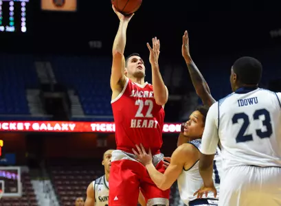 SHU Men's Basketball Falls to Holy Cross, 93-81, in Season-Opener Image