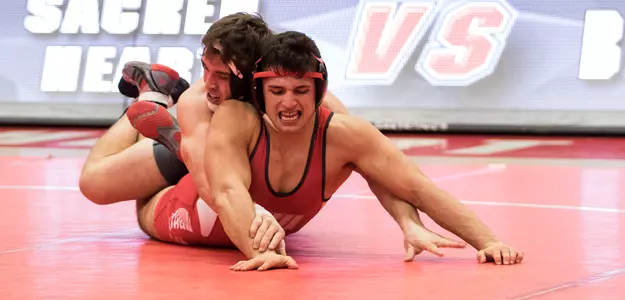 Wrestling Splits Dual Meet Against VMI and Davidson Image