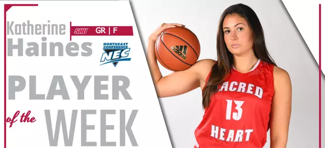 Haines Named Northeast Conference Player of the Week Image