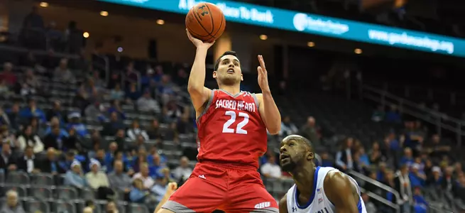 Sean Hoehn Scores 1,000th Career-Point in Men's Basketball's 90-76 loss at Seton Hall Image