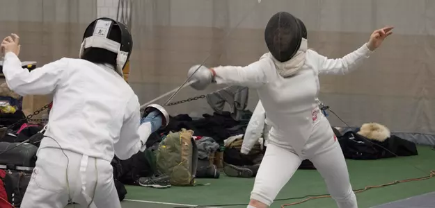 Women's Fencing Sweeps Competition At Final NFC Meet Image
