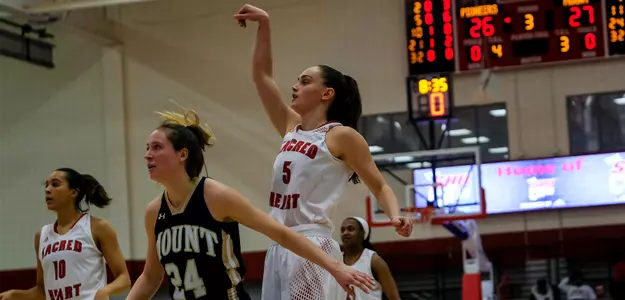 Pioneers' Three-Point Shooting Overtakes Mount St. Mary's, 56-44 Image