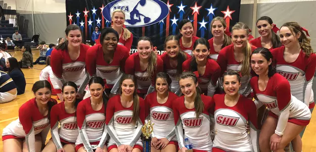 SHU Cheerleading Finishes First at NECA Competition Image