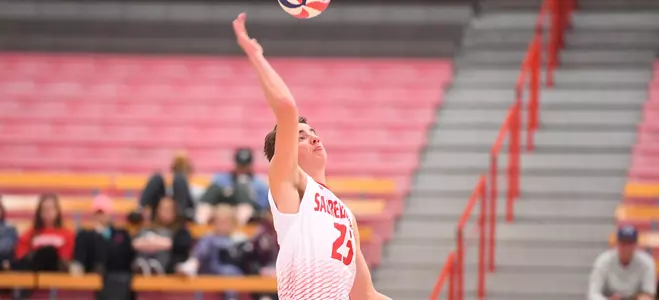 Men's Volleyball Sweeps St. Francis U For EIVA Victory Image