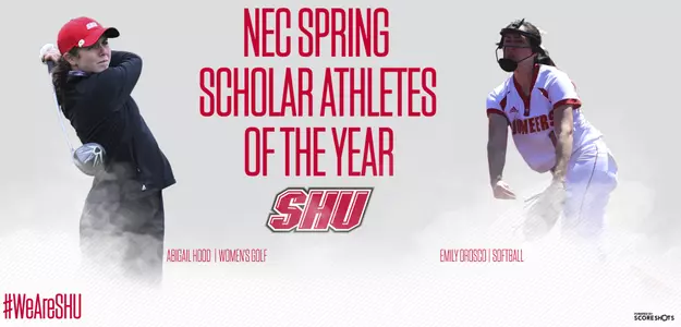 Hood, Orosco Earn NEC Spring Scholar-Athlete Awards Image