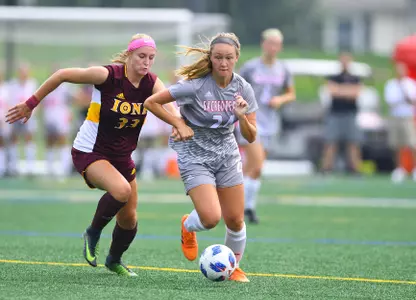 Late scoring by River Hawks pushes UMASS Lowell to 3-0 victory over Pioneers Image