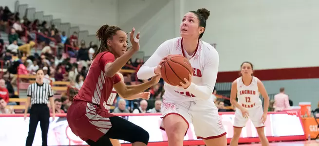 Haines Tallies Fifth Double-Double of the Season While Pioneers Prevail 80-68 Over Wagner Image