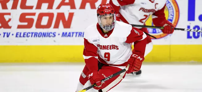 Bavaro Scores Opening Goal for Pioneers as SHU Falls 2-1 to AIC Image