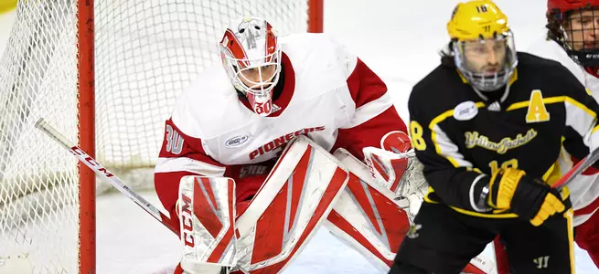 Kaplan Tallies Two Goals to Push Pioneers Ahead of Air Force 3-1 Image