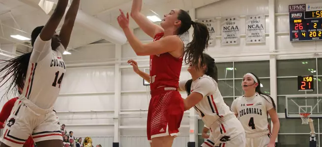 Women's Basketball Stifled Offensively in 64-46 Loss at Robert Morris Image