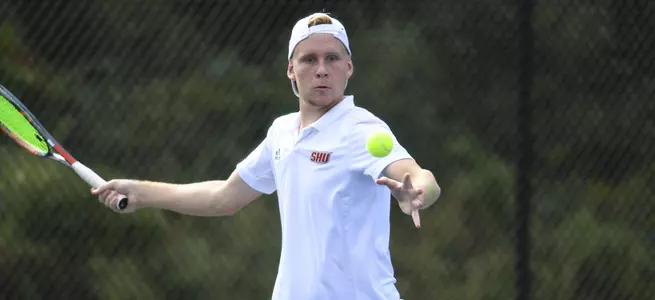 Men's Tennis Picks Up First Victory of the Season At UConn 4-3 Image