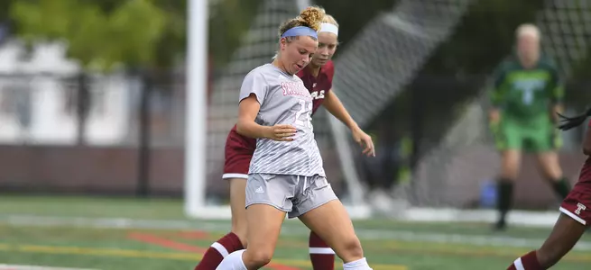 Women's Soccer Dominates Play Over Mount Saint Mary's Winning 3-0 Image