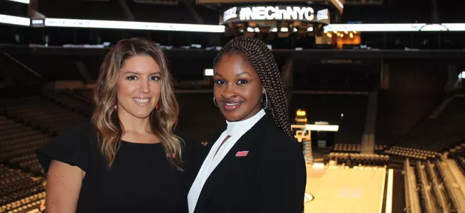 Women's Basketball Tied for Third in Coaches' Poll, Adrianne Hagood Named Preseason All-NEC Image