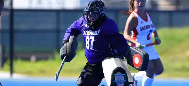 Power Records 14 Saves in Field Hockey's 1-0 OT Loss at Fairfield Image