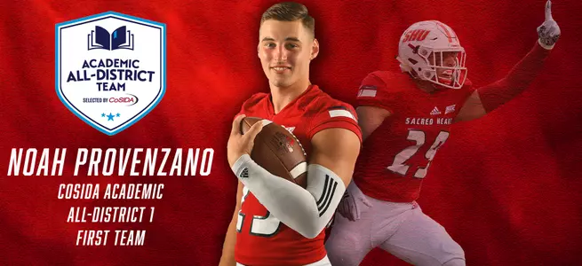 Noah Provenzano Named to the CoSIDA Academic All-District 1 First Team Image
