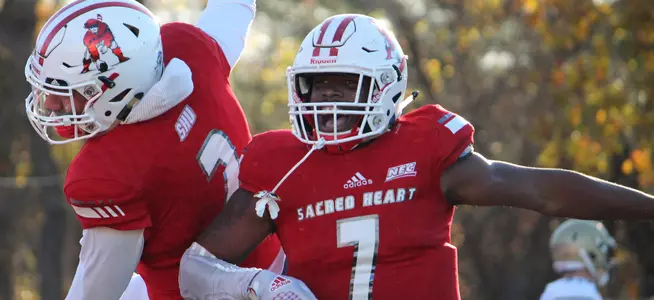 Football Charges Past Lehigh in Fourth Quarter of 13-6 Senior Day Victory Image