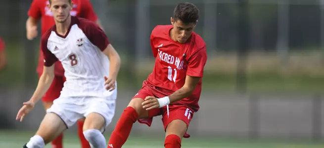 Navarro Reaches Career High Seven Goals in Men's Soccer 1-1 Tie with St. Francis Brooklyn Image