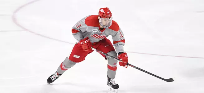 Men's Ice Hockey Shuts Out Boston University 4-0 for First Win Over Terriers in Program History Image