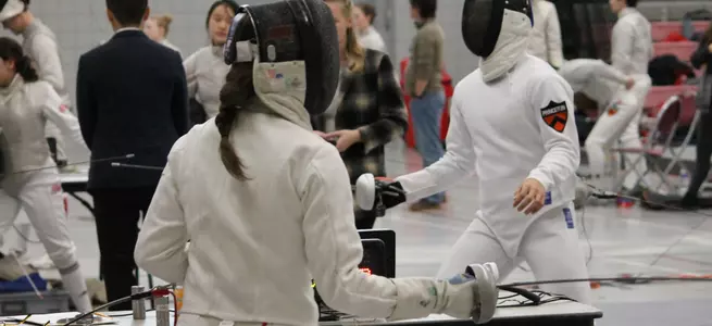 Women's Fencing Competes in Home Dual Meet Image
