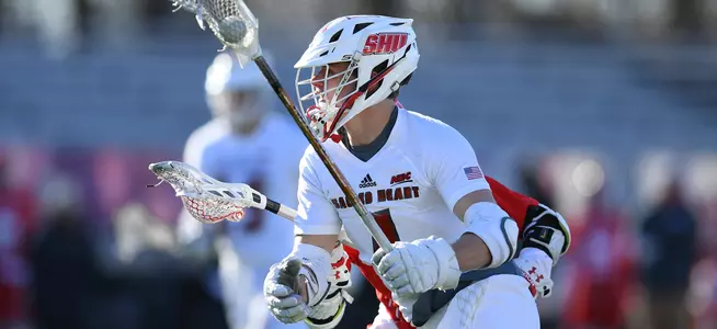 Men's Lacrosse Erases Five-Goal Deficit, Scoring Emphatic 17-16 Victory at Providence Image