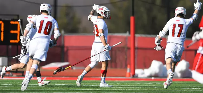 Men's Lacrosse Hosts Hobart on Saturday in Support of Paws of War Image