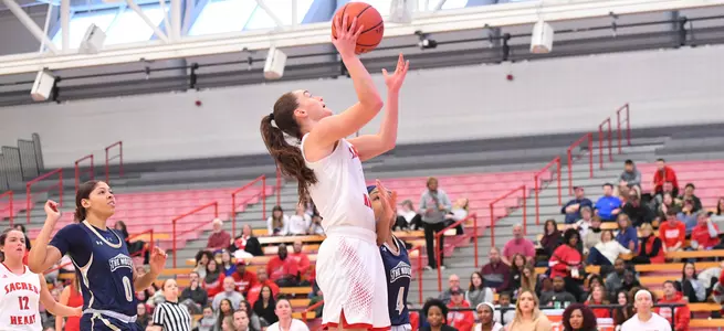 Women's Basketball Locks Down Defensively, Defeats Mount St. Mary's 53-46 Image