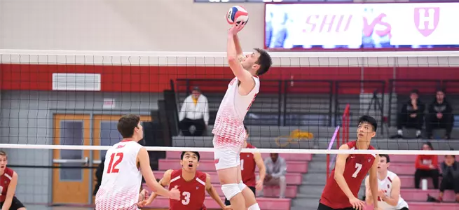 Men's Volleyball Falls to Springfield in Five Sets Image
