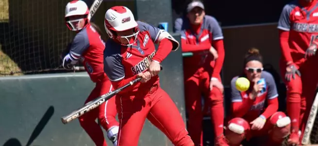 Softball Takes First Game While Bobcats Comeback in the Second to Split Games With SHU Image