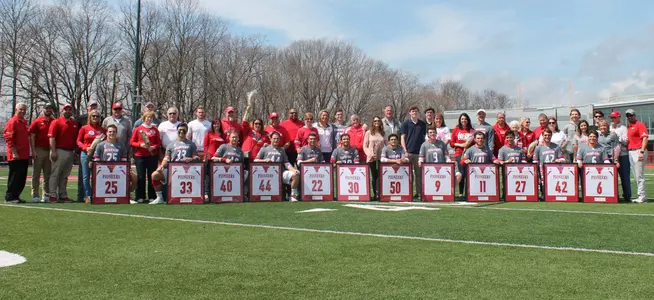 Men's Lacrosse Scores Largest NEC Win in Program History, Defeating Saint Joseph's, 19-4, on Senior Day Image