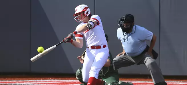 Softball Takes First Game of Double-Header With Bryant While Second Postponed Due to Darkness Image