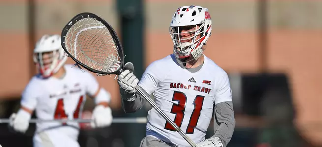 Men's Lacrosse Uses Dominant Third Quarter to Defeat Bryant for the First Time in Program History Image