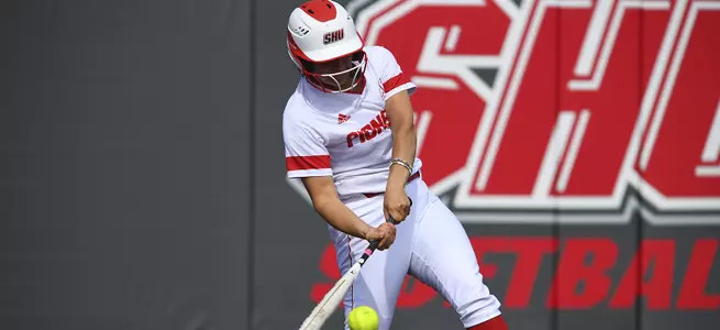 Softball Sweeps Robert Morris to Clinch Playoff Spot in NEC Tournament Image