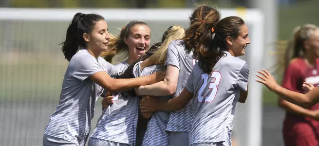 Women's Soccer Opens NEC Play With 2-1 Triumph At Merrimack Image