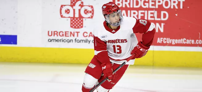 Men's Ice Hockey Adds Three Points To Atlantic Hockey Rankings With 3-1 Win Over Mercyhurst Image
