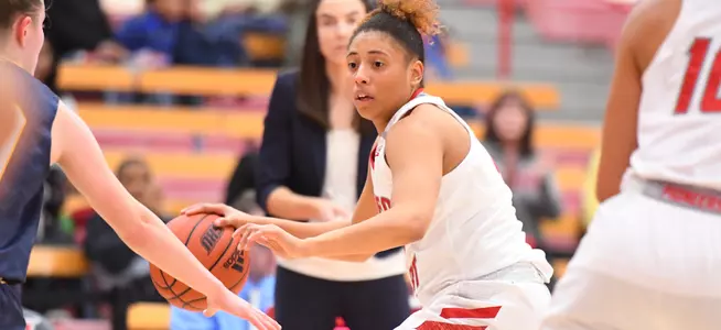 Women's Basketball Downed by League-Leading Robert Morris, 73-43 Image
