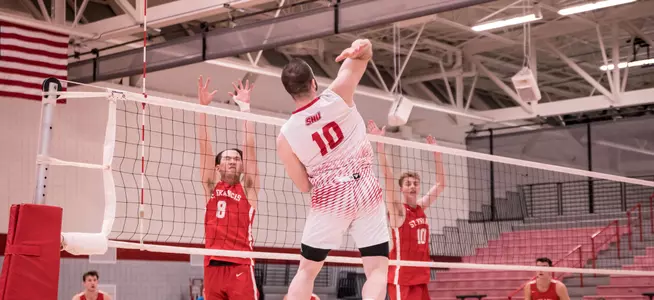 Men's Volleyball Captures Two Matches Saturday Image
