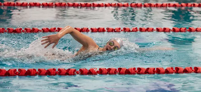 Swimming and Diving Falls to Monmouth in Last Non-Conference Matchup Image